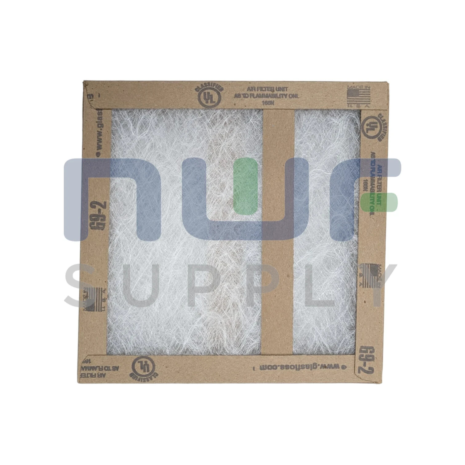 10x10x1 Air Filters Case Pack of 12 GDS10101 Glasfloss