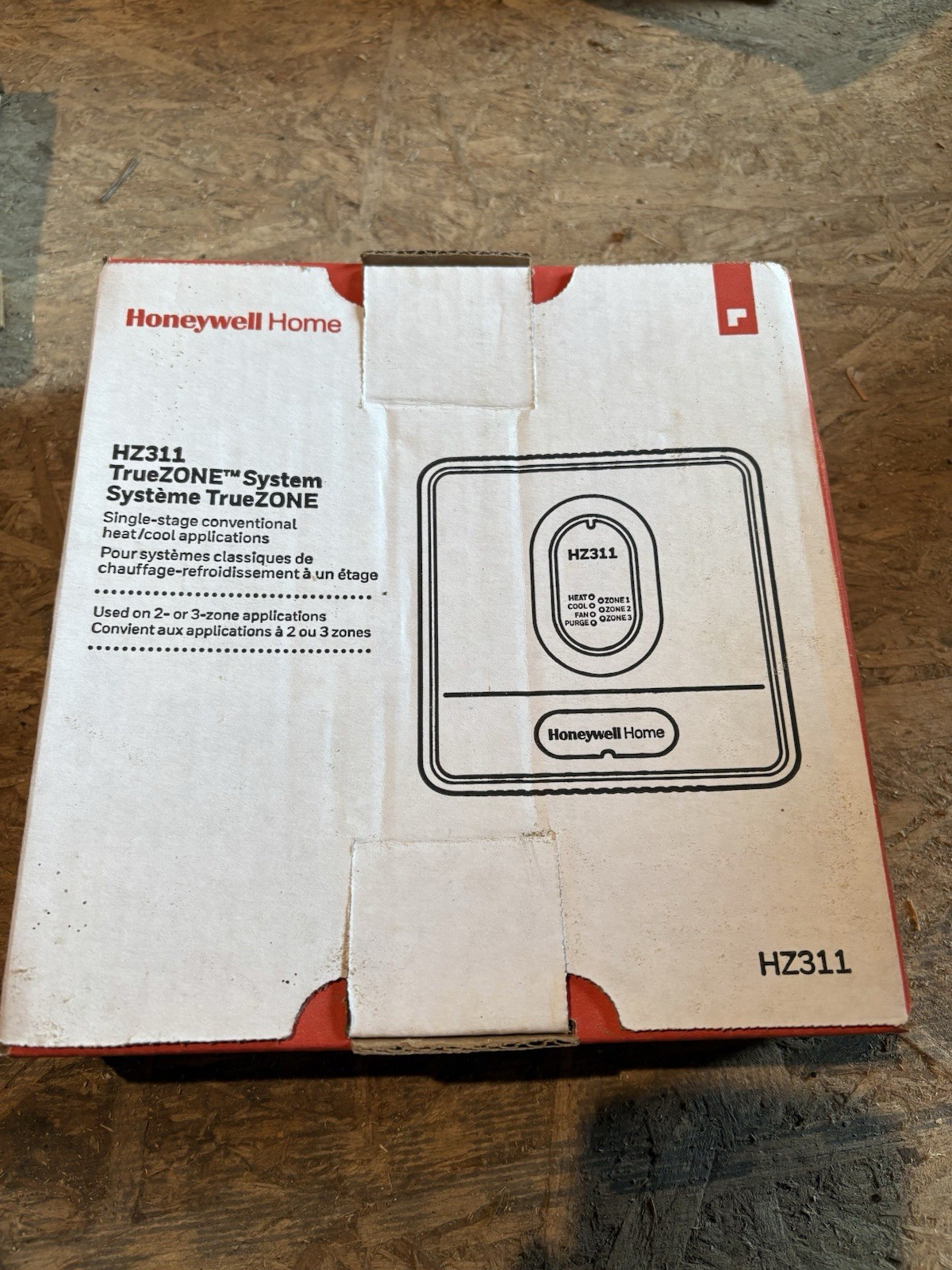 Honeywell HZ311K Truezone Kit: Truezone Panel, Transformer, discharge air sensor