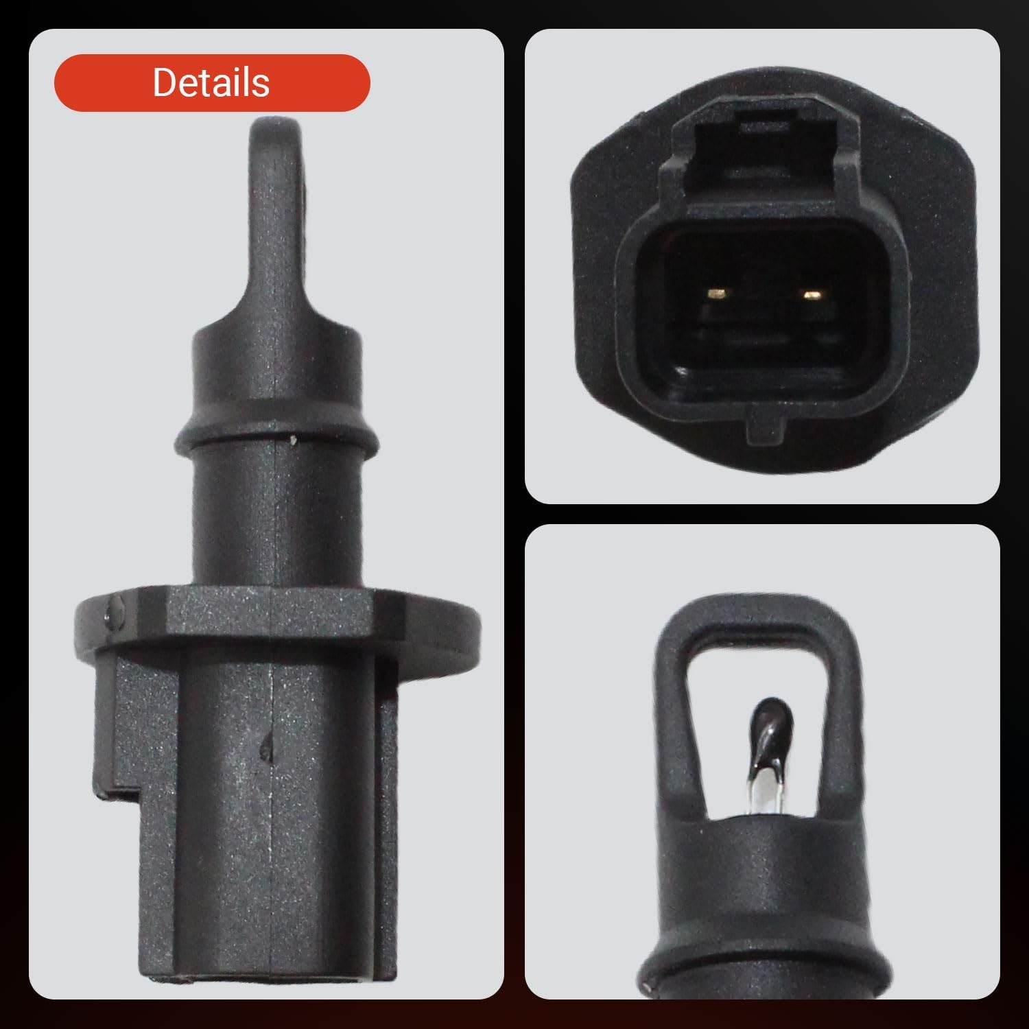 Intake Air Charge Temperature Sensor IAT Compatible with Ford Lincoln Mazda