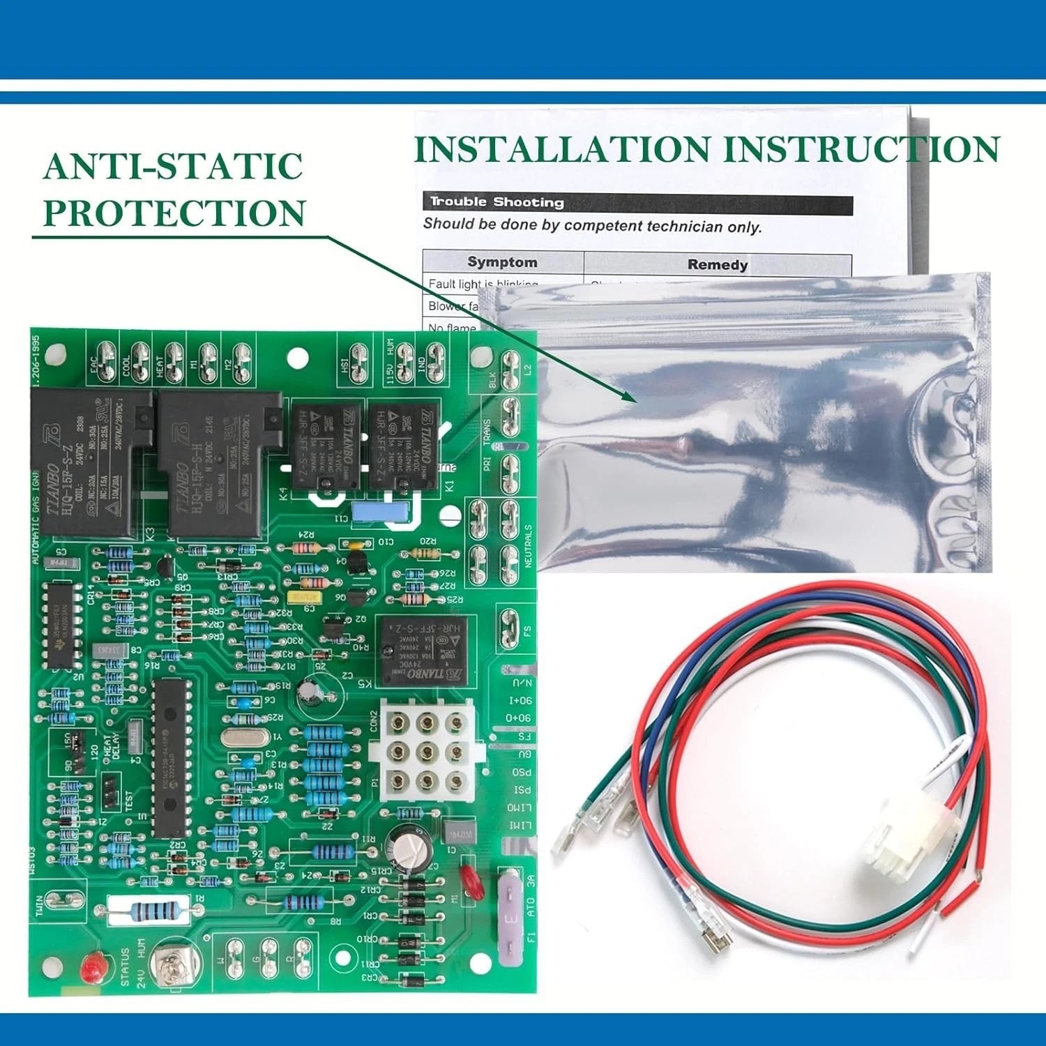 Reliable Goodman Janitrol Furnace Control Circuit Board – Easy Installation Kit