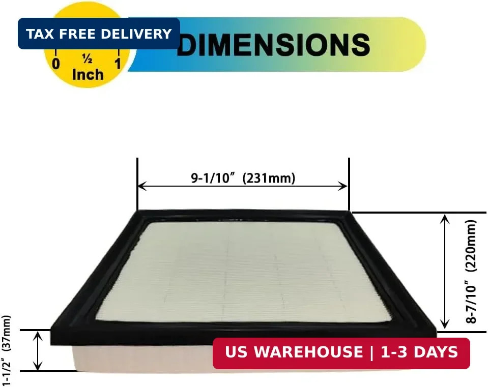 Engine Air Filter for Subaru 2020-2024 Outbacky, 2019-2025 Forester Ascent, 2020