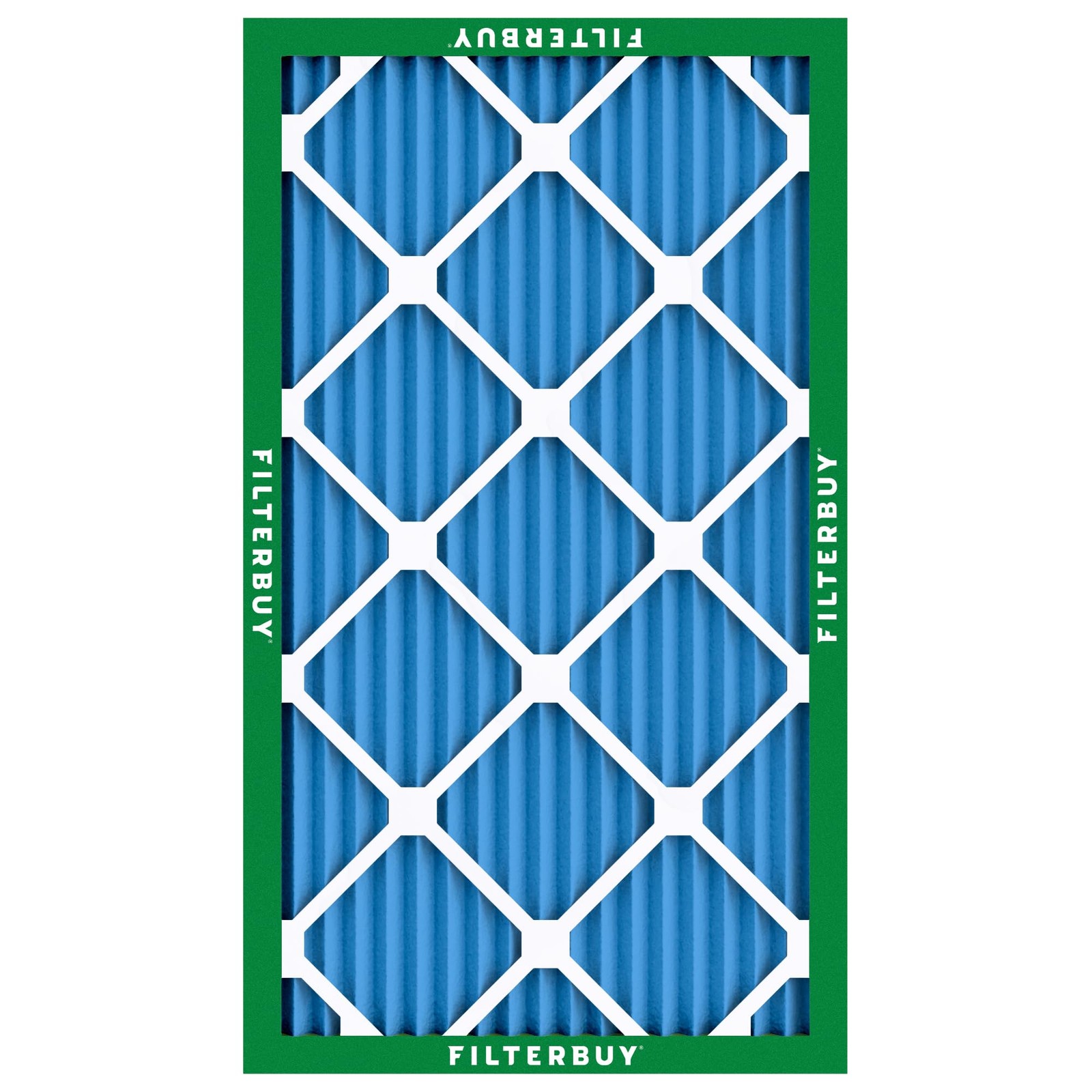 Filterbuy 16X25X1 Air Filter Merv 13 Optimal Defense 6-Pack Electrostatic