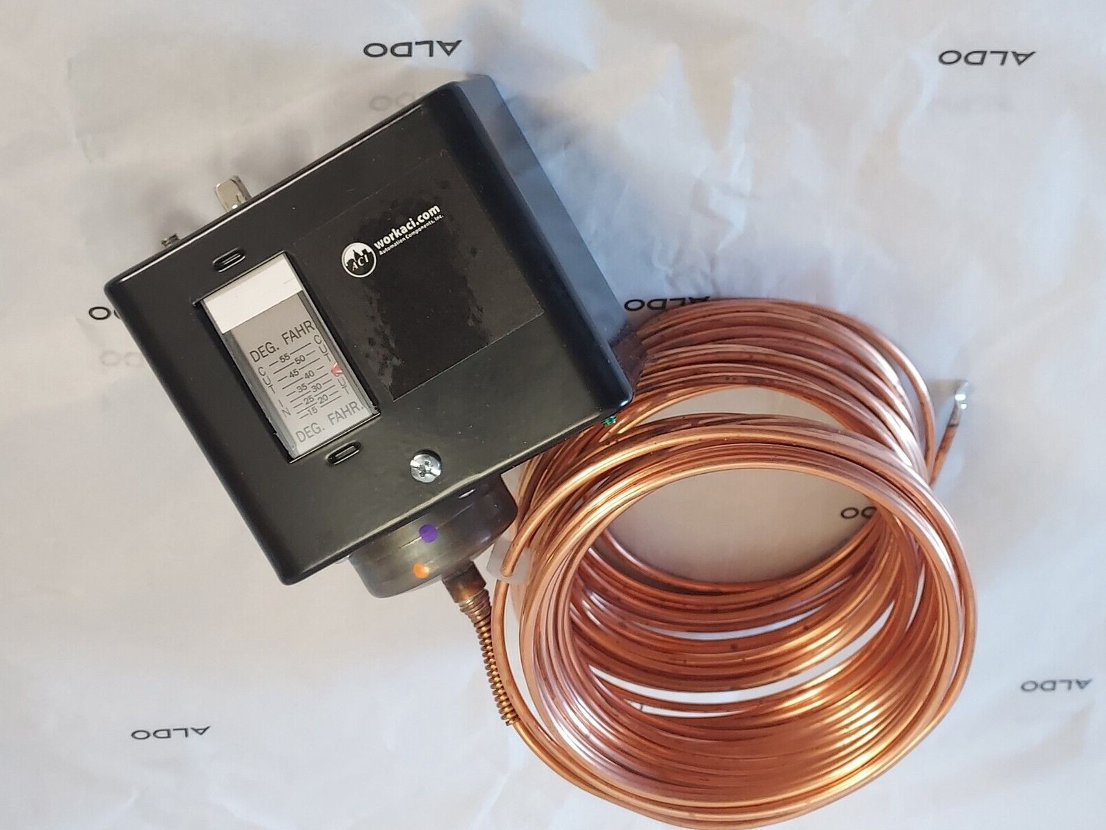 ACI A/FLS-50-A TEMPERATURE CONTROL FREEZE STAT, AUTO RESET, 50FT, 145360 NEW