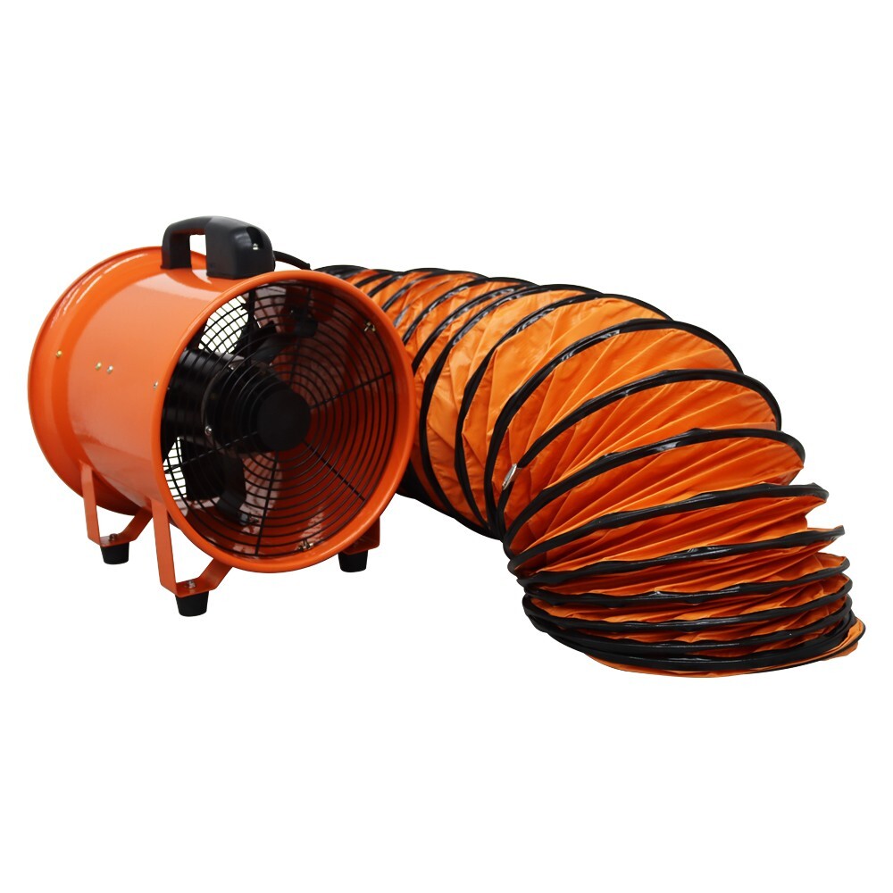 TECHTONGDA 12″ Electric Axial Fan Spray Booth Paint Fumes Blower 110V 77m³/min