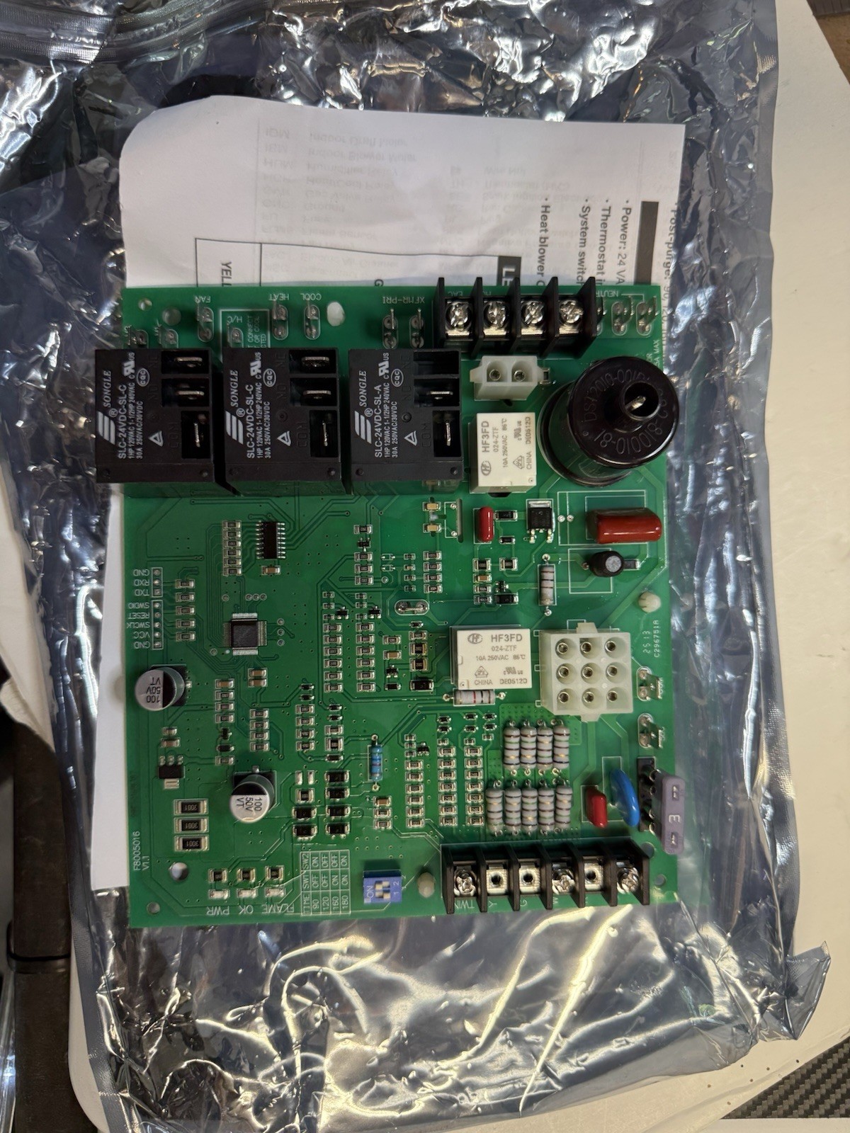 ICM292 Gas Furnace Control Board Rheem Ruud 62-24140-04 / 62-24140-02 / 62-24140