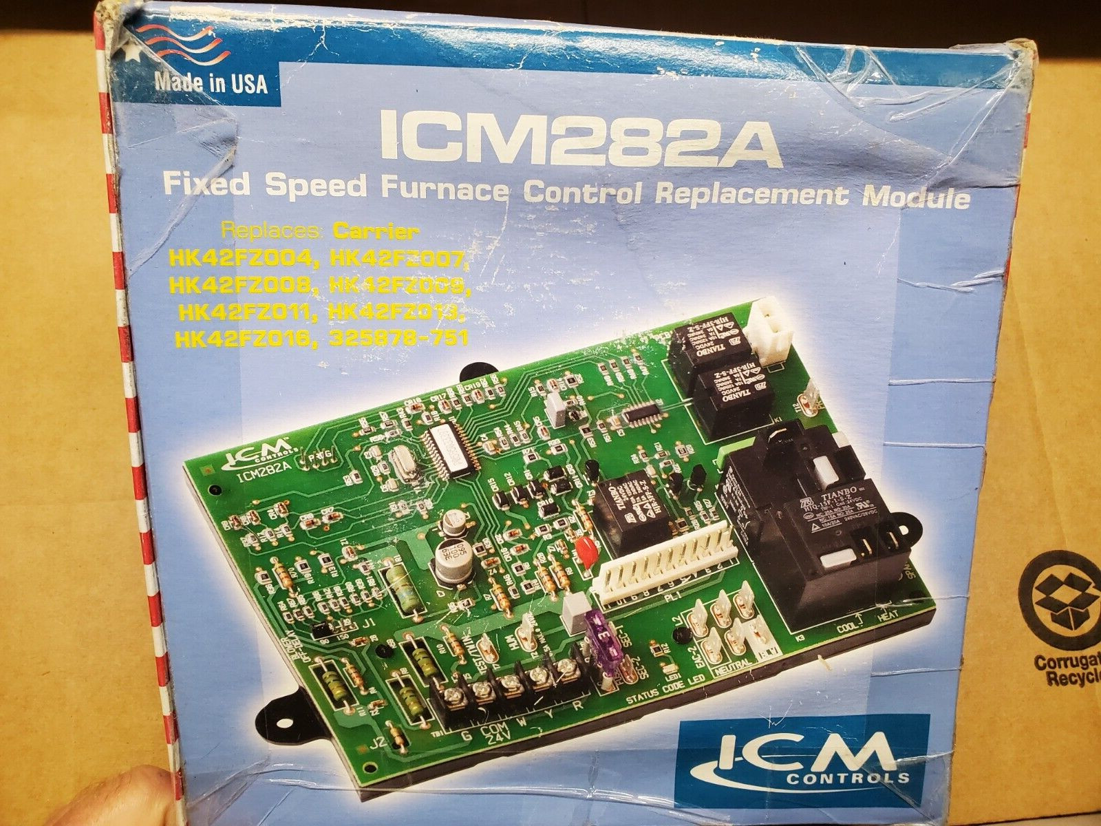 NEW ICM Controls ICM282A control board for Carrier HK42FZ-Series for 325878-751