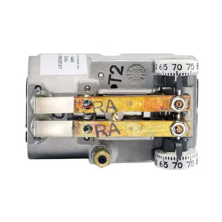 Johnson Controls T-4506-202 Pneumatic Thermostat, Dual Temperature, Heating And