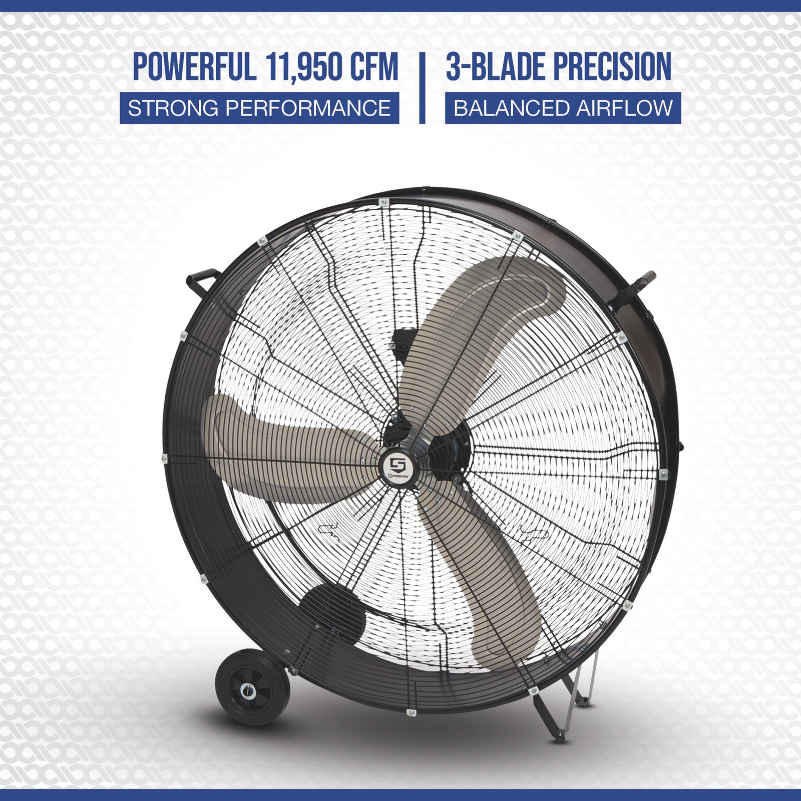 Strongway 36in. Direct Drive Drum Fan, 11,950 CFM, 1/3 HP