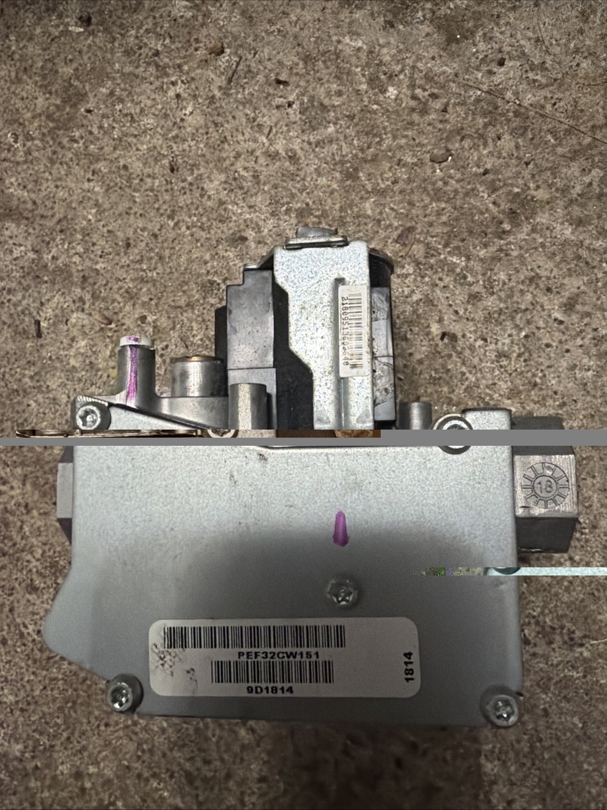 White Rodgers GEMINI 36J52-580 Furnace Gas Valve EF32CW151