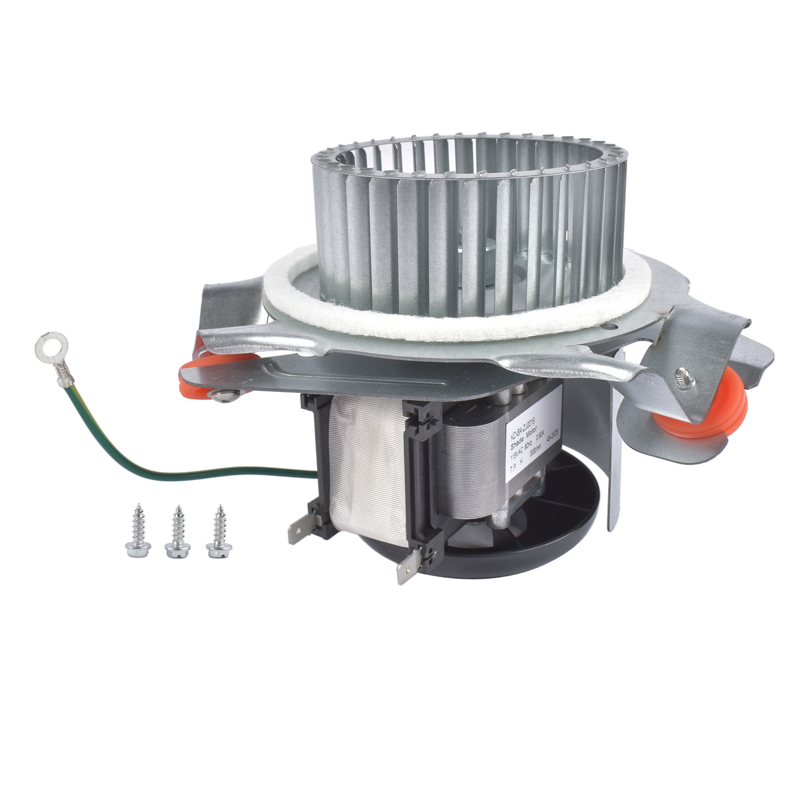 1x Exhaust Motor Assembly Silver 115 V 60 Hz 3000 RPM Fits for Carrier Furnaces