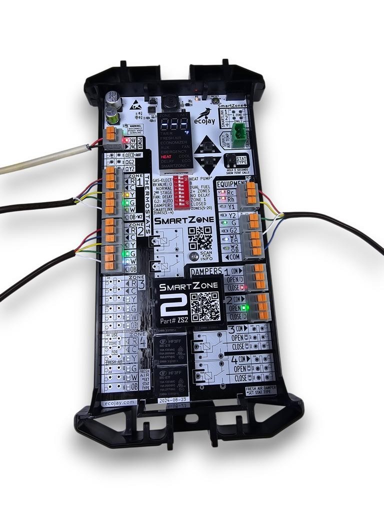 Universal 2 Zone Controler SmartZone-2L BEST Value HVAC Zoning Damper Control