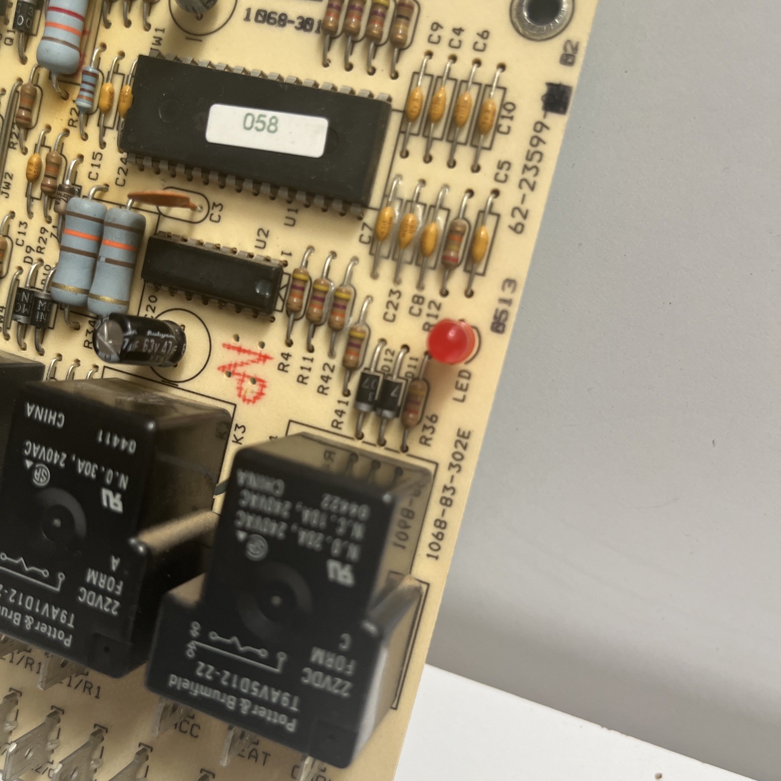 RHEEM RUDD FURNACE CONTROL CIRCUIT BOARD 62-23599-02 Utec 1068-301 OEM