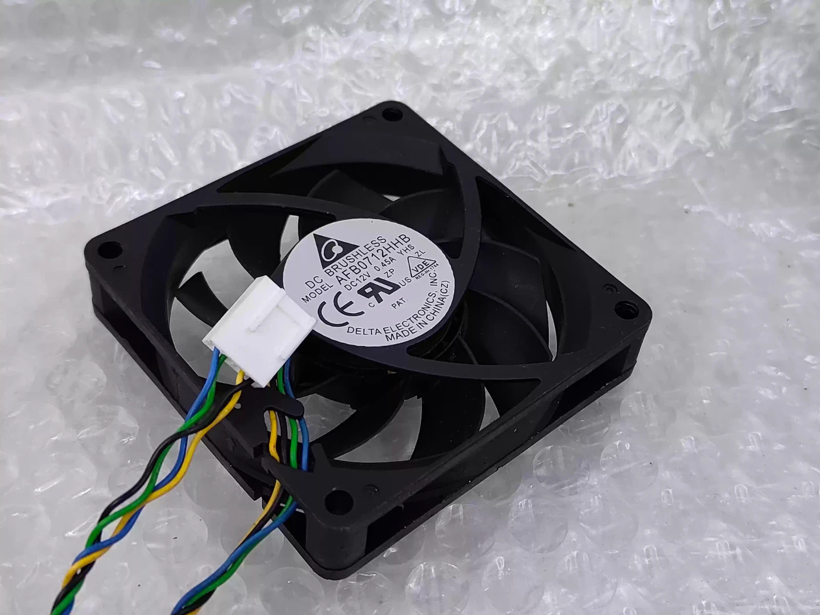 1PCS Delta AFB0712HHB 7015 DC12V 0.45A 7CM 4-Pin PWM Ball Cooling Fan