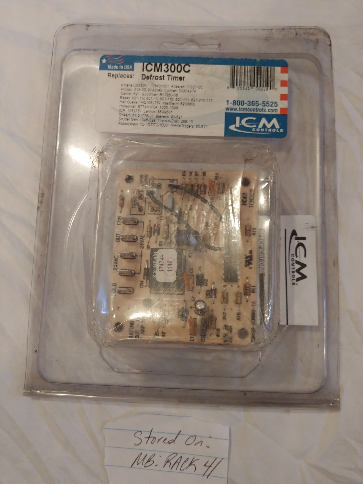 ICM Controls ICM300C Defrost Control Board Amana Goodman Rheem Lennox Honeywell