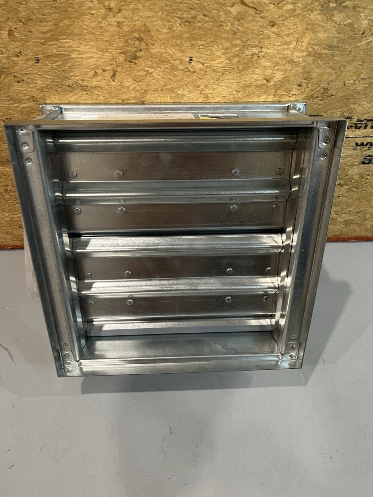 GreenHeck VCD-23 12×12 Low Leakage Control Damper Exhaust Vent Made In USA