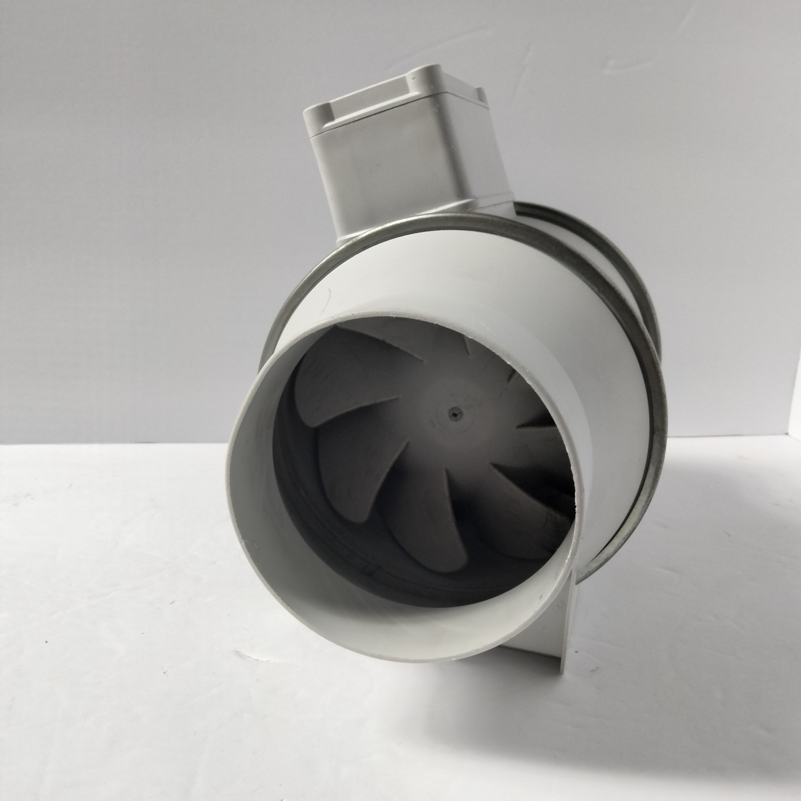 Soler & Palau (S&P) TD-100 mixed-flow inline duct fan, 4″, 120v, 35W, 0.45A