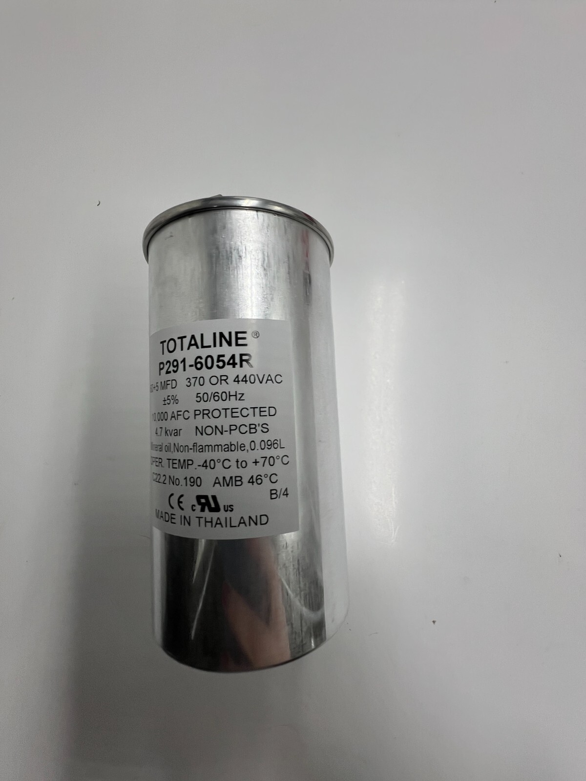 Totaline – Carrier P291-6054R Running Capacitor Round 370/440V Dual 60/5MFD