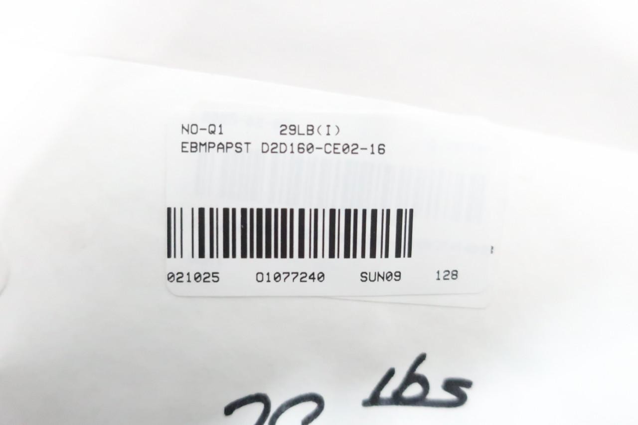 Ebmpapst D2D160-CE02-16 230/400v-ac Fan