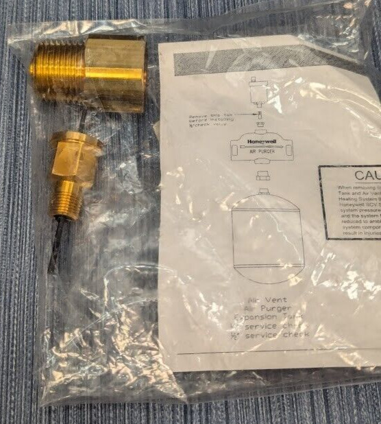 Honeywell TK206-069 Supervent Boiler Expansion Tank 1/2″ Service Check Valve