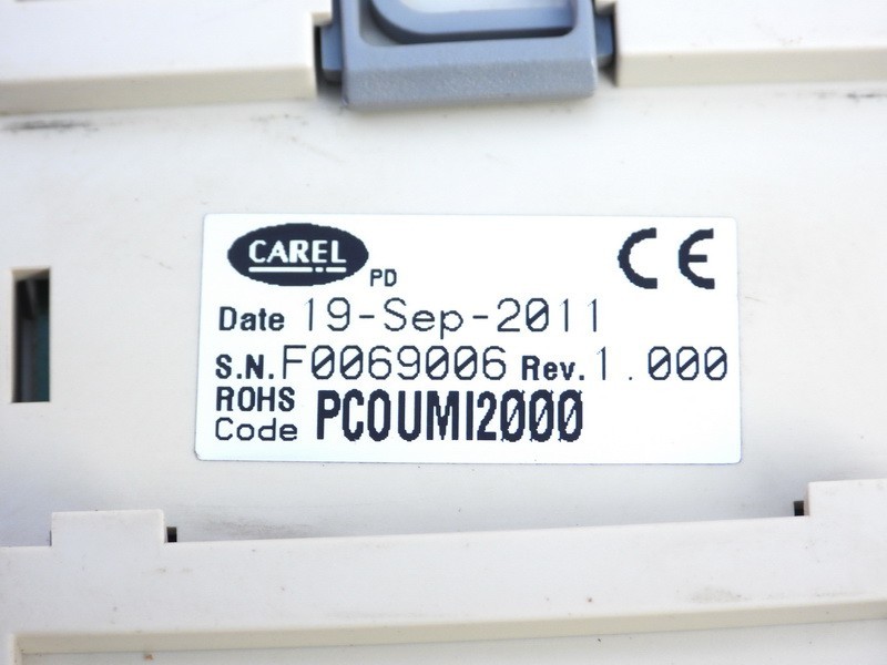 CAREL PCO ROHS CODE PCOUMI2000 REV 1.000 HUMIDIFIER HUMIDITY INTERFACE MODULE
