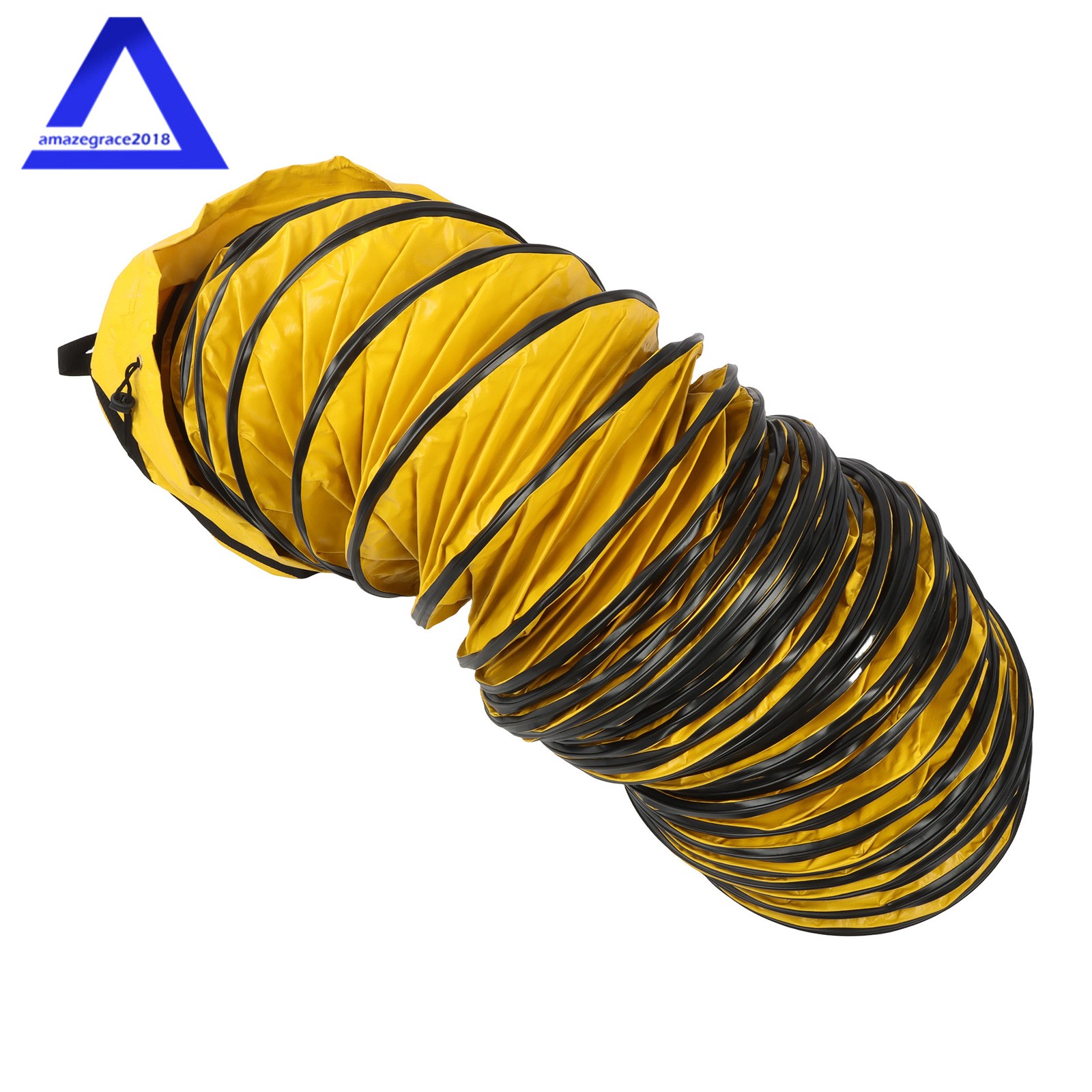 PVC Flexible Duct Hose for Ventilator Blower Fan with Carry Bag 12″ × 25FT