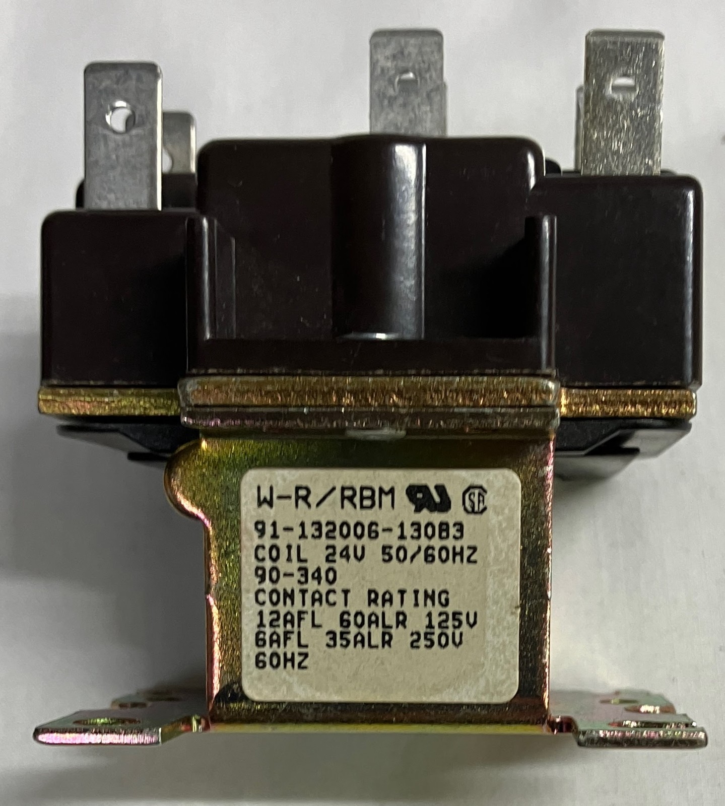 White-Rodgers 91-132006-13083 Fan Center Relay W-R/RBM 90-340 OEM USA Made Ship!