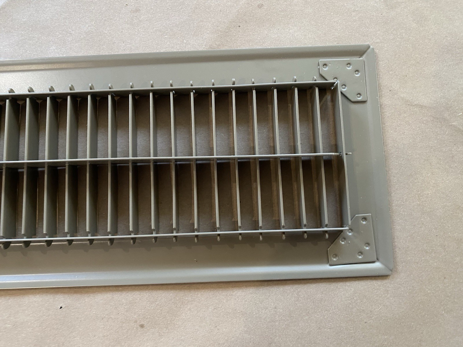 HVAC Premium 4″ X 16″ or 16″ X 4″ Heavy Duty Walkable Floor Grille Fixed Blade
