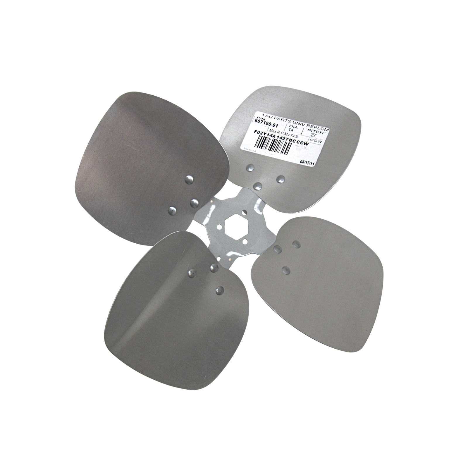 Lau 60719001 14″ Fan Blade CCW Rotation 27 Degree Pitch 4 Blades