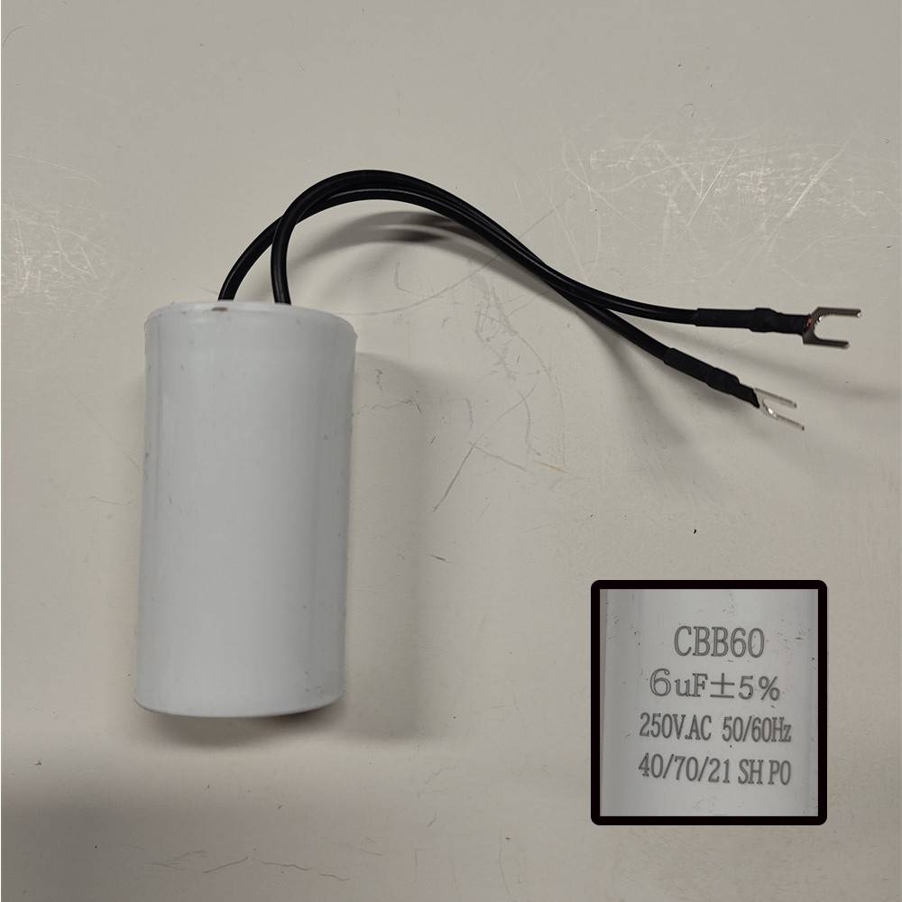 1PC CBB60 6UF 250VAC 250V Capacitor (Wire) Wire Motor Run Capacitor CBB60