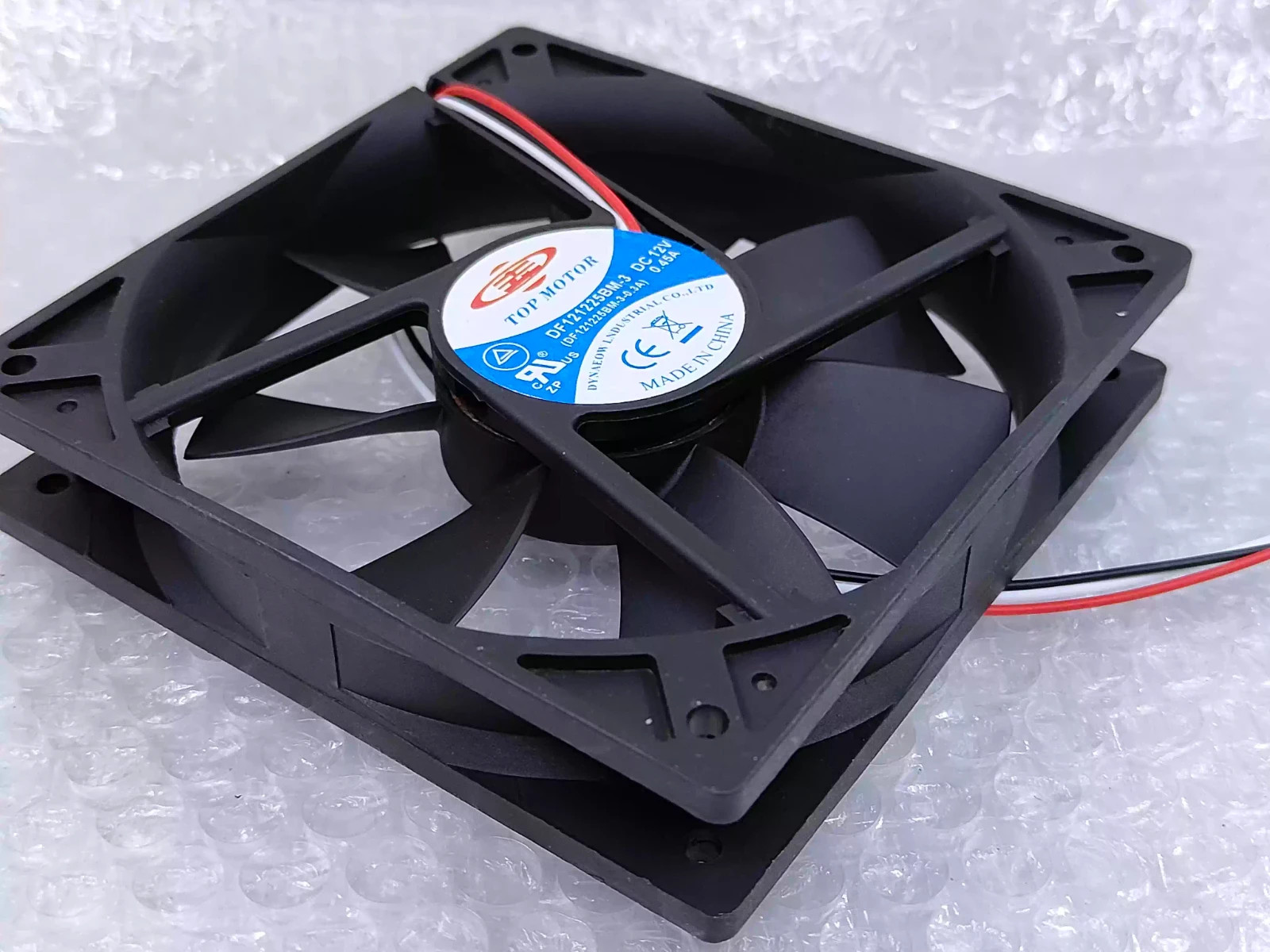 1PCS TOP MOTOR DF121225BM-3 120x120x25mm DC12V 0.45A 3-Pin Cooling Fan