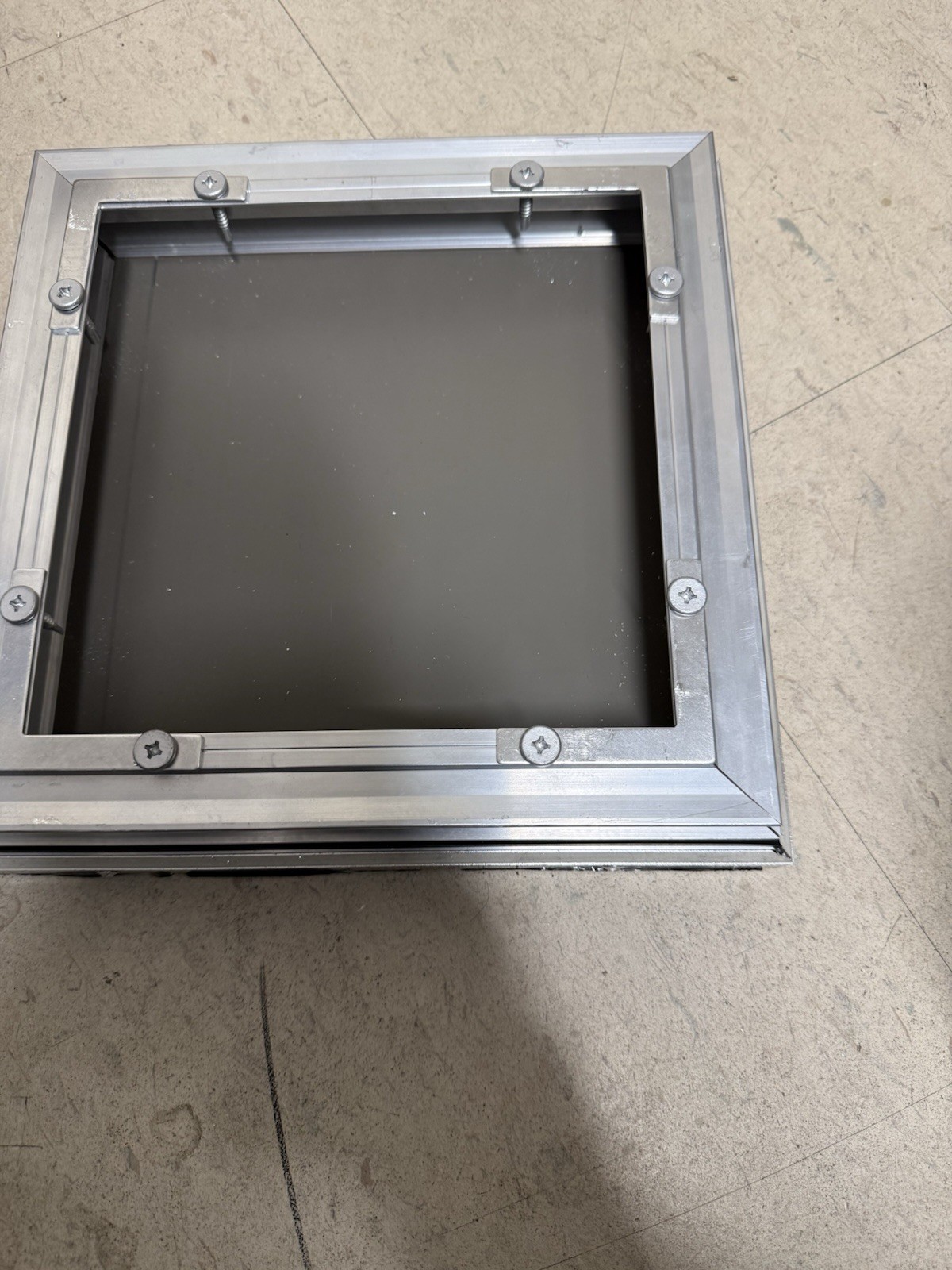Square Aluminum Manual HVAC Damper