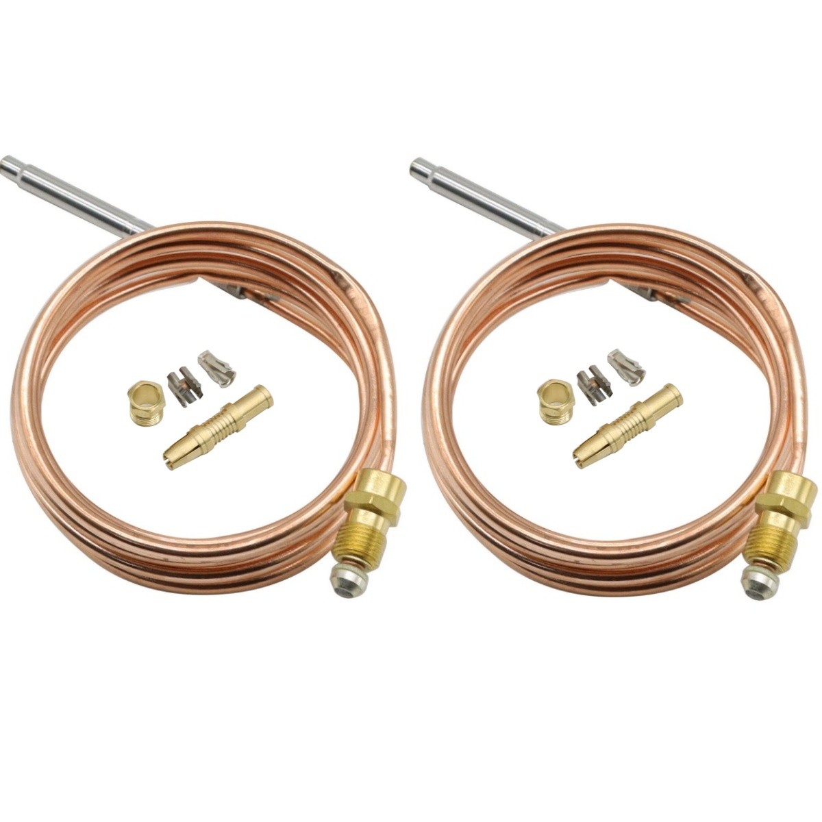 2PCS For Robertshaw Thermocouple 60″ 1980-060 Snap Fit Universal (51-1459)