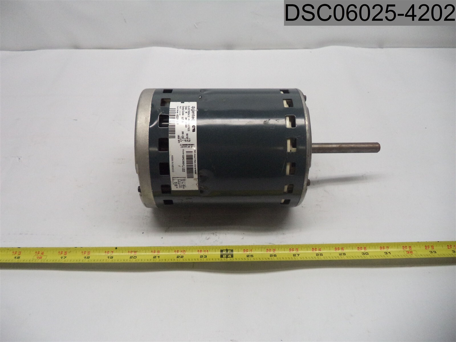 Genteq Blower Motor, Model: 5SME39SXL122, Cust. Model: HD52AE137