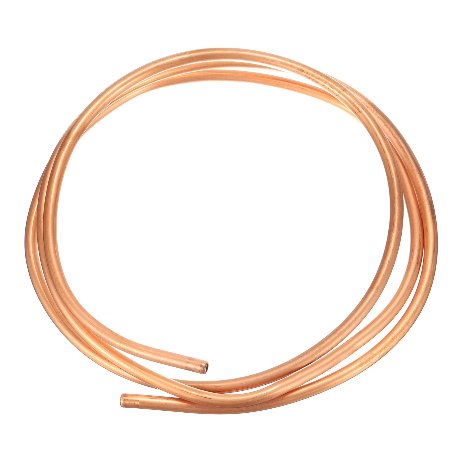 Copper Tube 1/4” OD x 4.9Ft Refrigeration Flexible Pipe Seamless Hollow