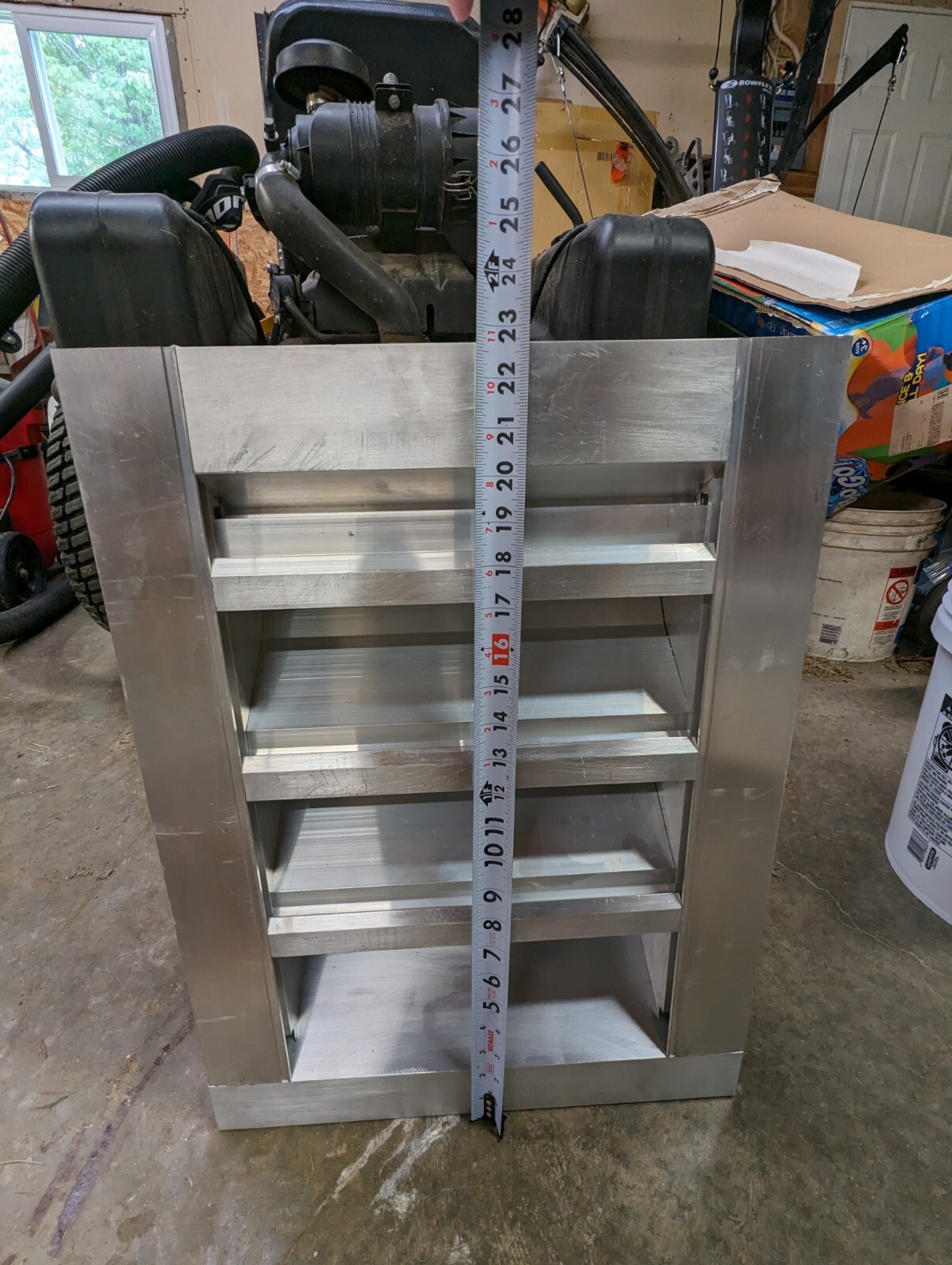 Ruskin CD60 louver air vent 20L”x13.75W”x13.25D” with actuator damper
