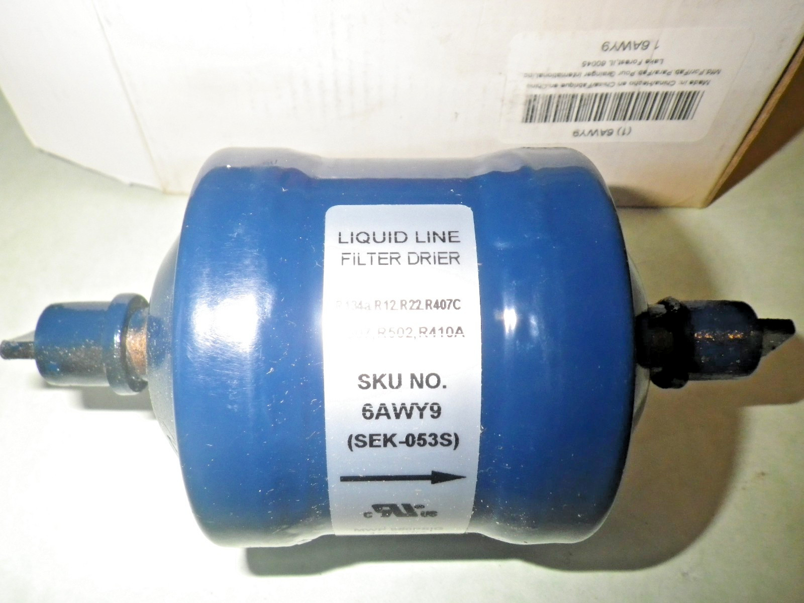 PARKER SEK-053S Liquid Line Filter Dryer And 6AWL9 R134A, R12, R22, R410A, R407C