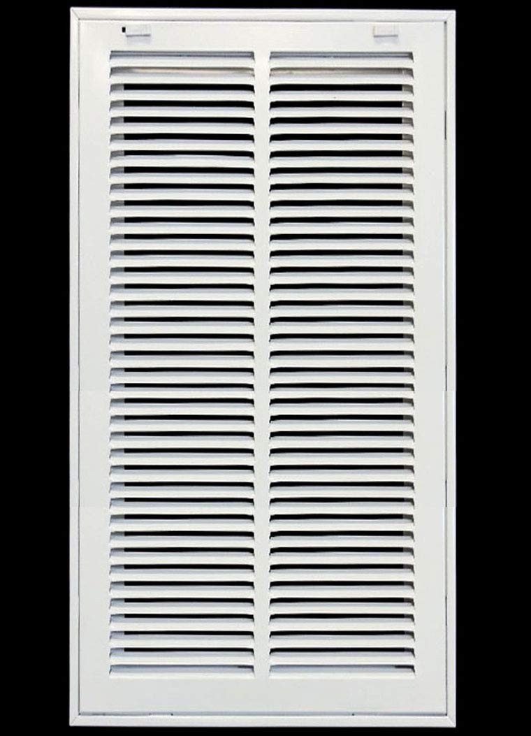 HVAC Premium 12 x 28 Duct Opening Steel Return Air Filter Grille, for 1-inch Fil