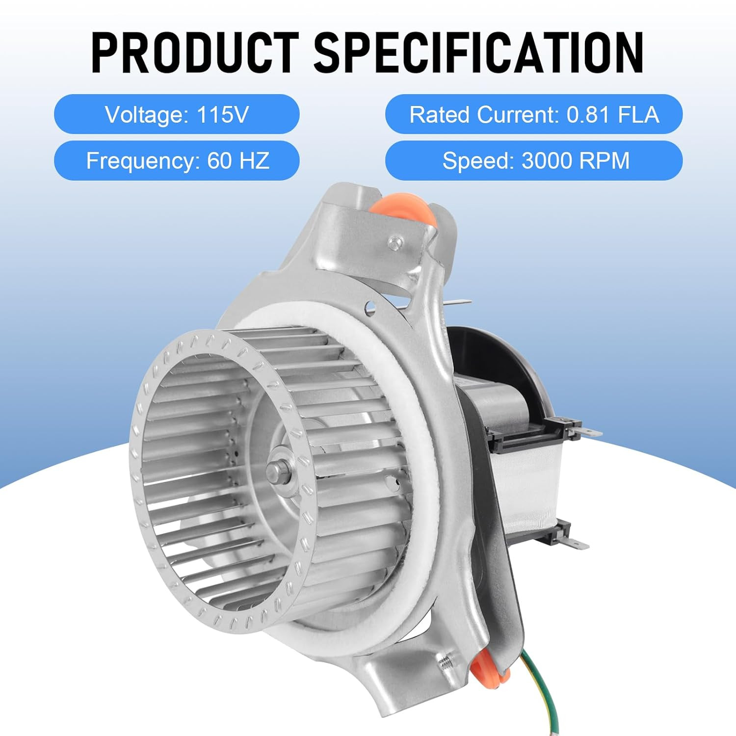 HC21ZE121A Furnace Draft Inducer Motor for Carrier Bryant Payne J238-100-10108