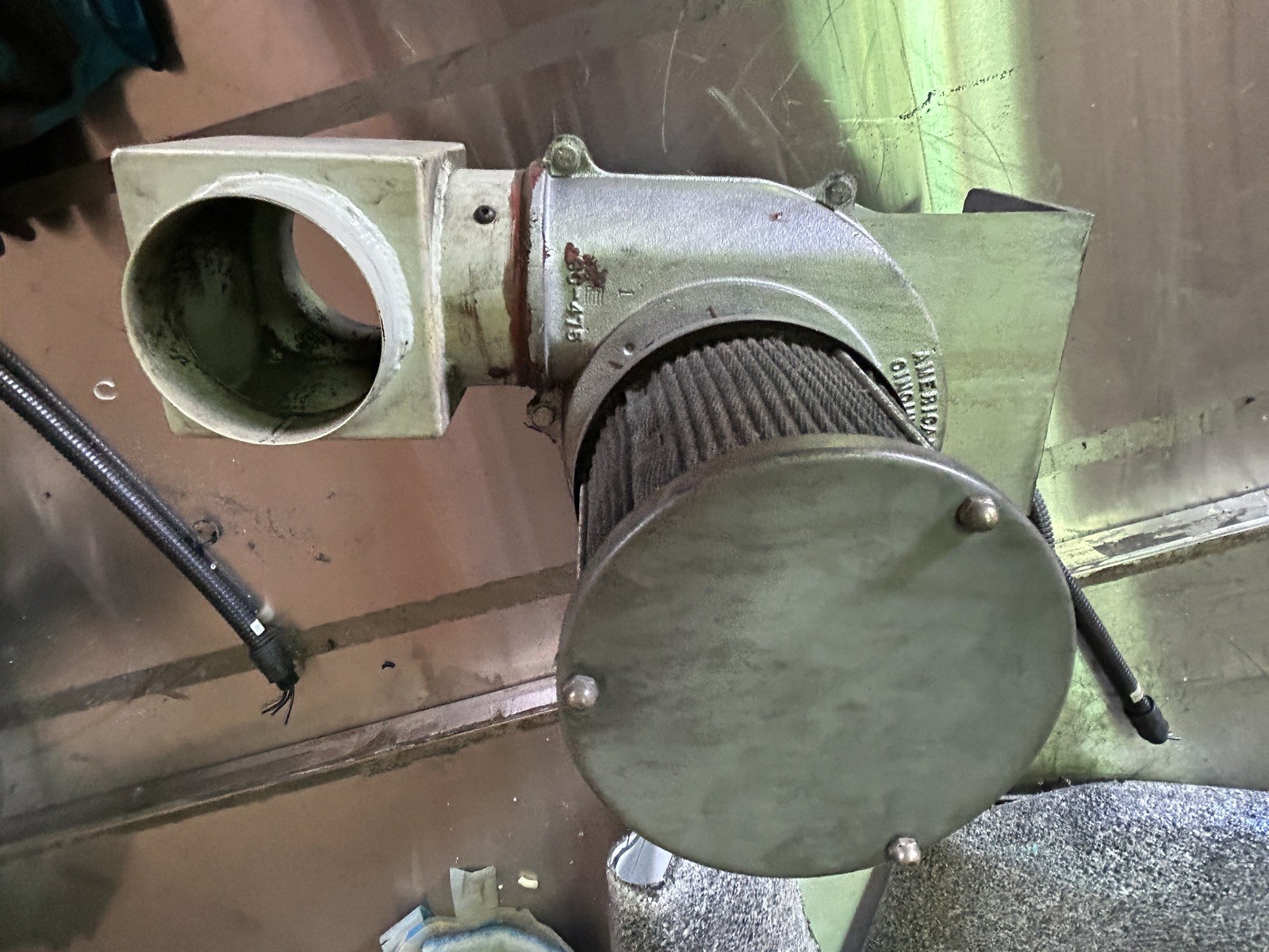 SC-475 American Fan Blower w/ GE 3ph .5hp Motor 200-230/460 3450 rpm