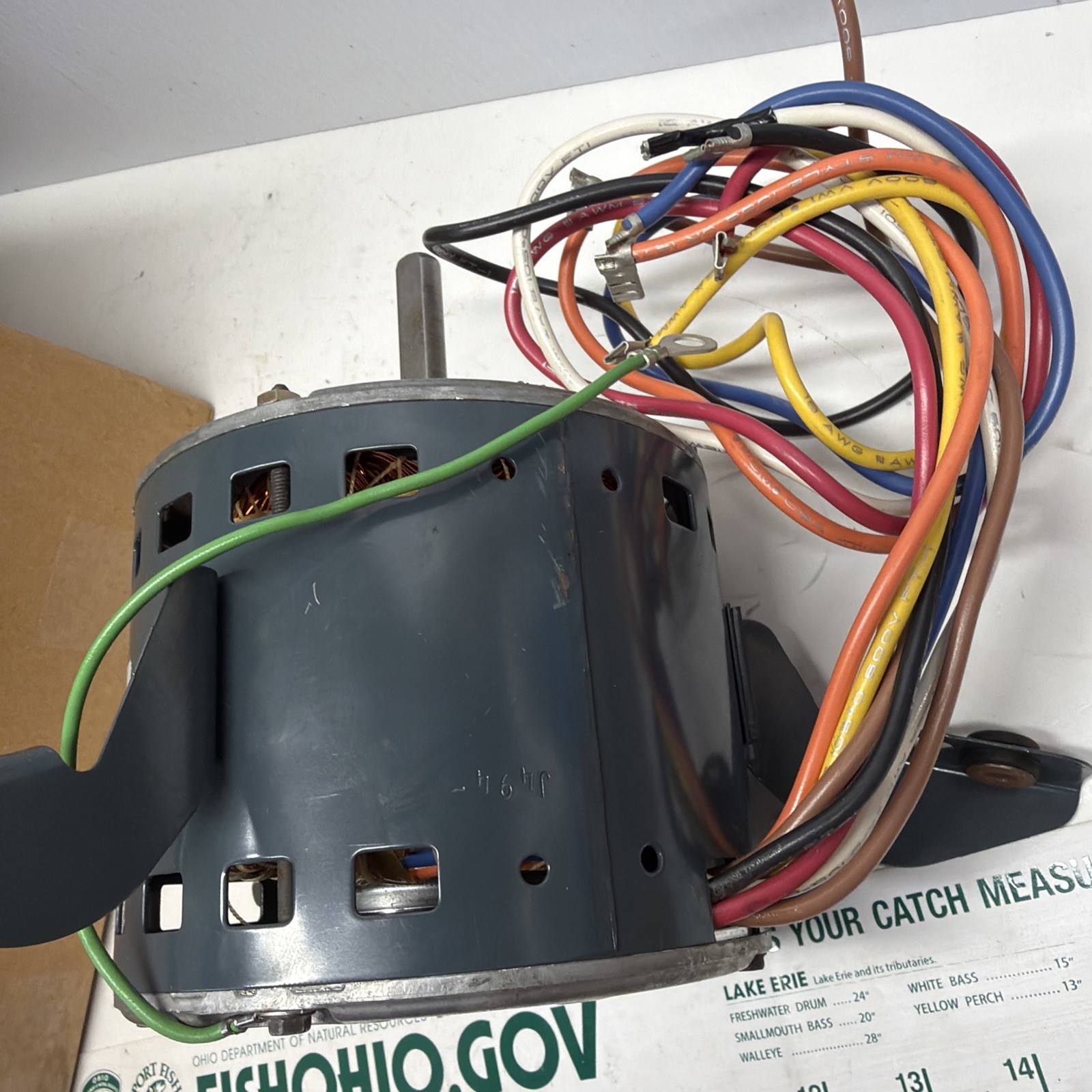 GE MOTORS 6206992 MOTOR KCP39JGJ494BSS 1/3 HP, 115 V, 6.00 A