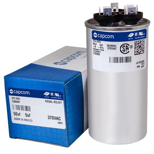 Capcom Capacitor 50/5 uf 370 volt Fits Goodman Janitrol GE Genteq B9457-7400