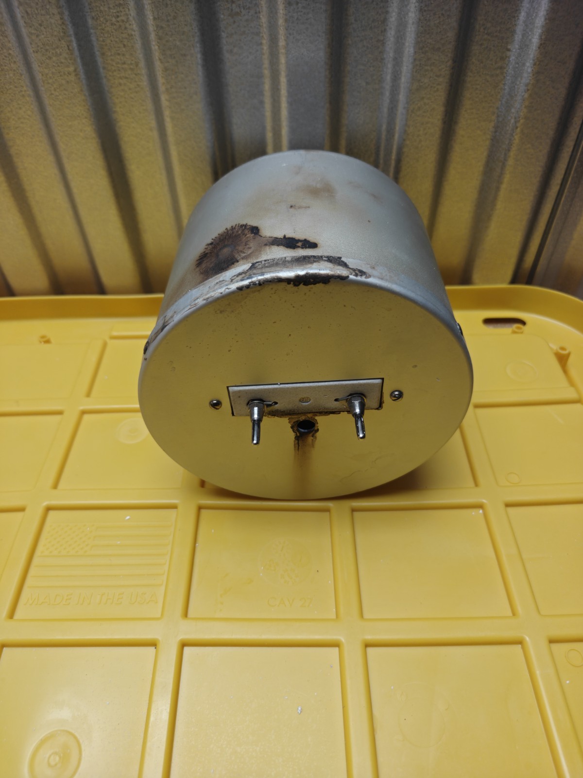 Nev 50 XV-T Round HVAC Damper Vent Control Assembly w/ Electrical Terminals