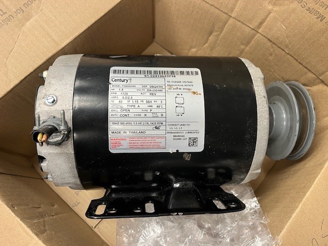 CENTURY BLOWER MOTOR P/N P56B92A50 1.5 HP 1725 RPM 3 Phase Excelent condition