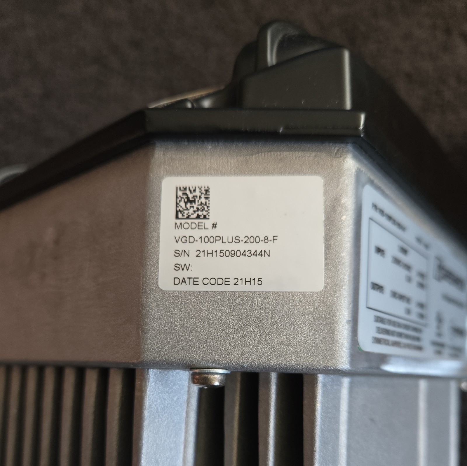 New Greenheck VGD-100PLUS-200-8-F Vari-Green Drive 200-240VAC 3 Phase Type 4 VFD