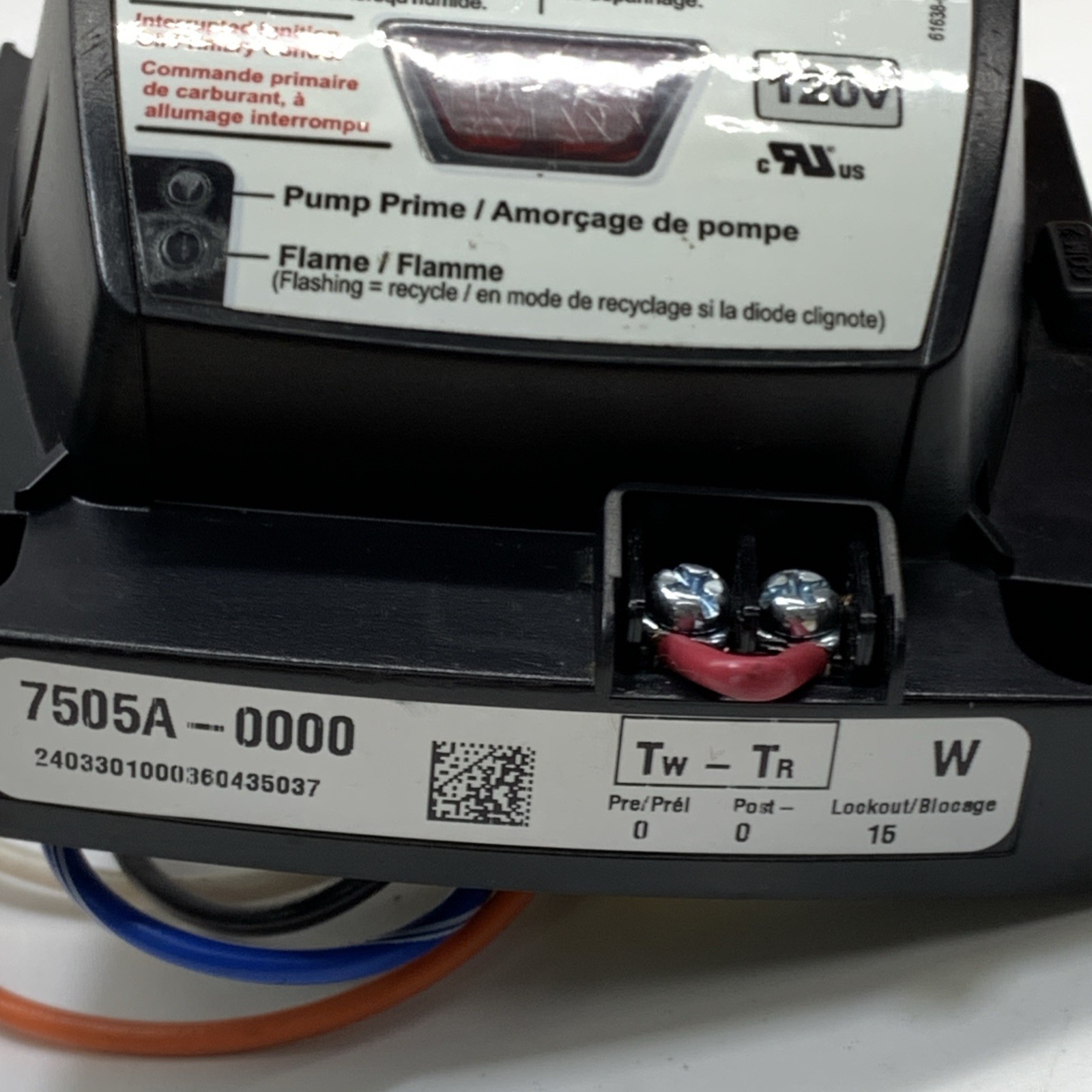 Beckett Genisys 7505 120V Oil Burner Primary Control 7505A-0000 Shipping