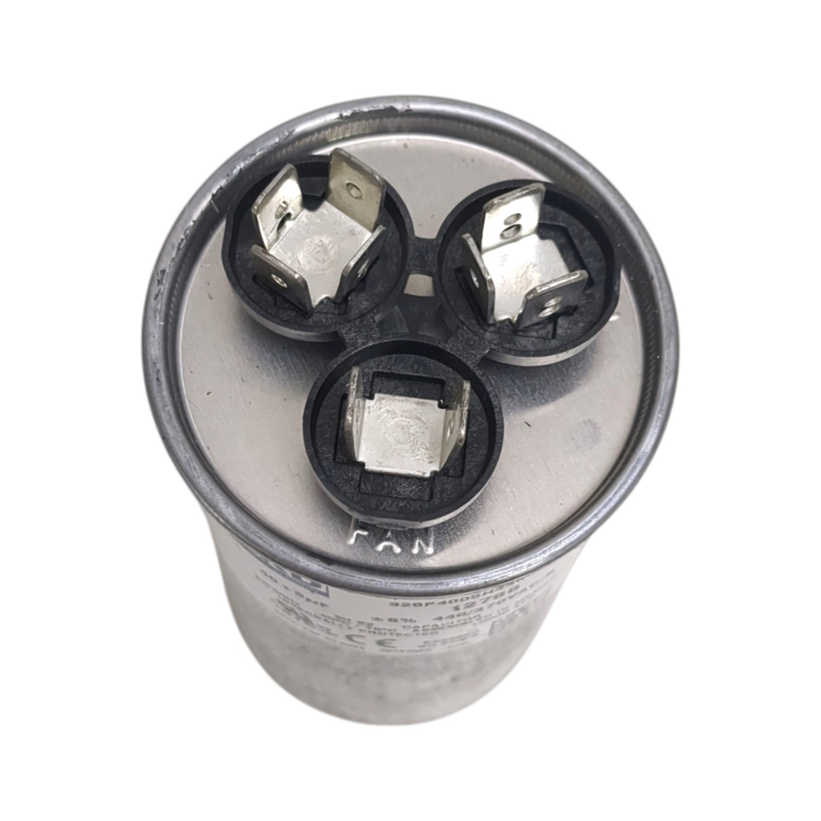 MARS/JARD 12786 40 + 5 uf MFD 370 440 VAC Round Dual Capacitor