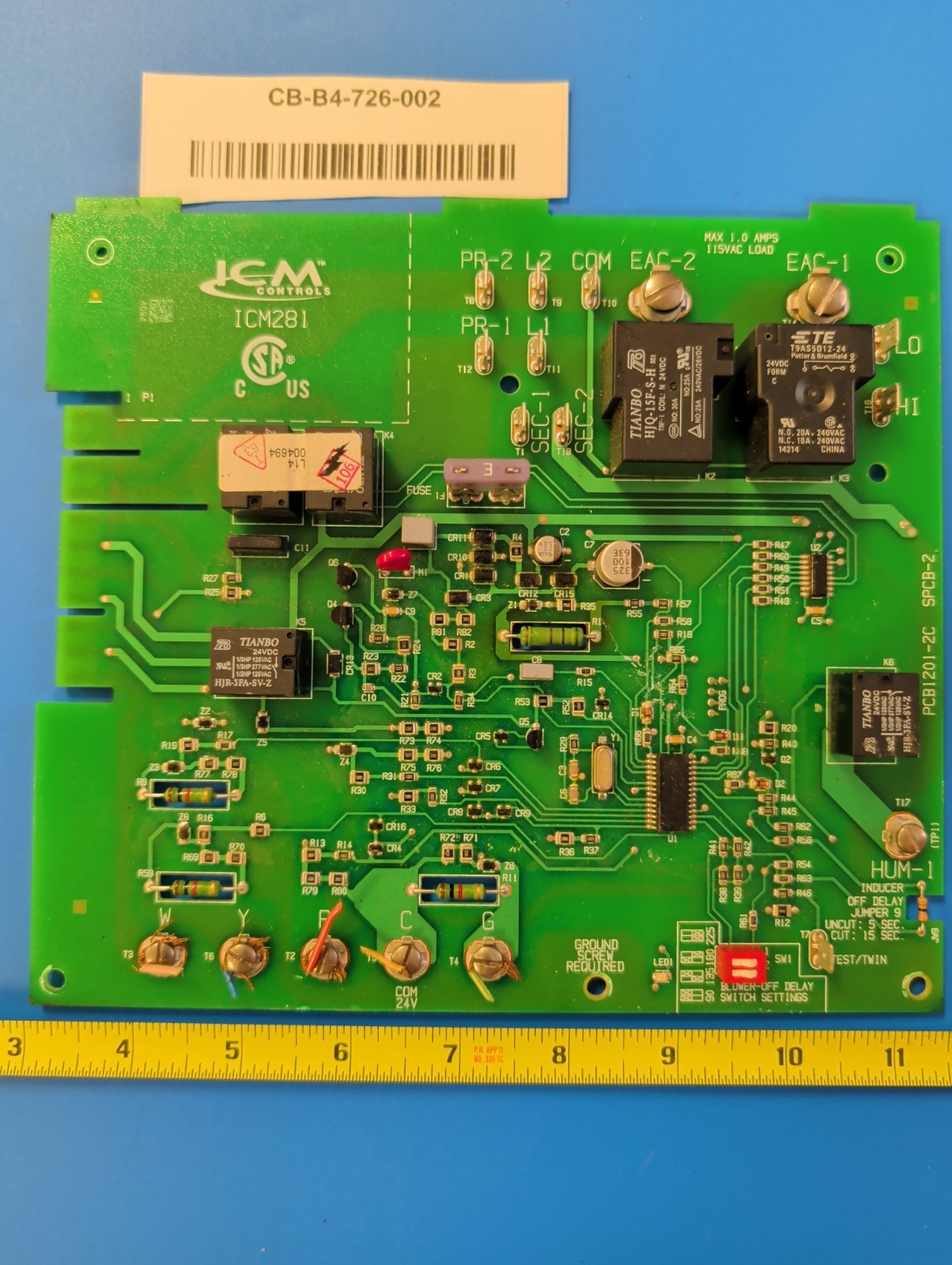 Carrier Bryant Payne ICM281 Furnace Control Circuit Board