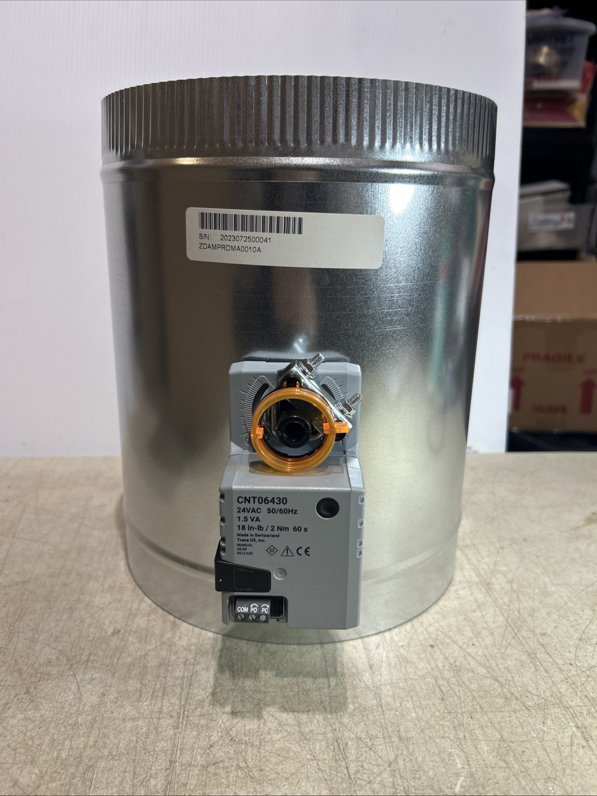 Trane ZDAMPRDMA0010AA 10″ Zone Damper | iO HVAC Controls