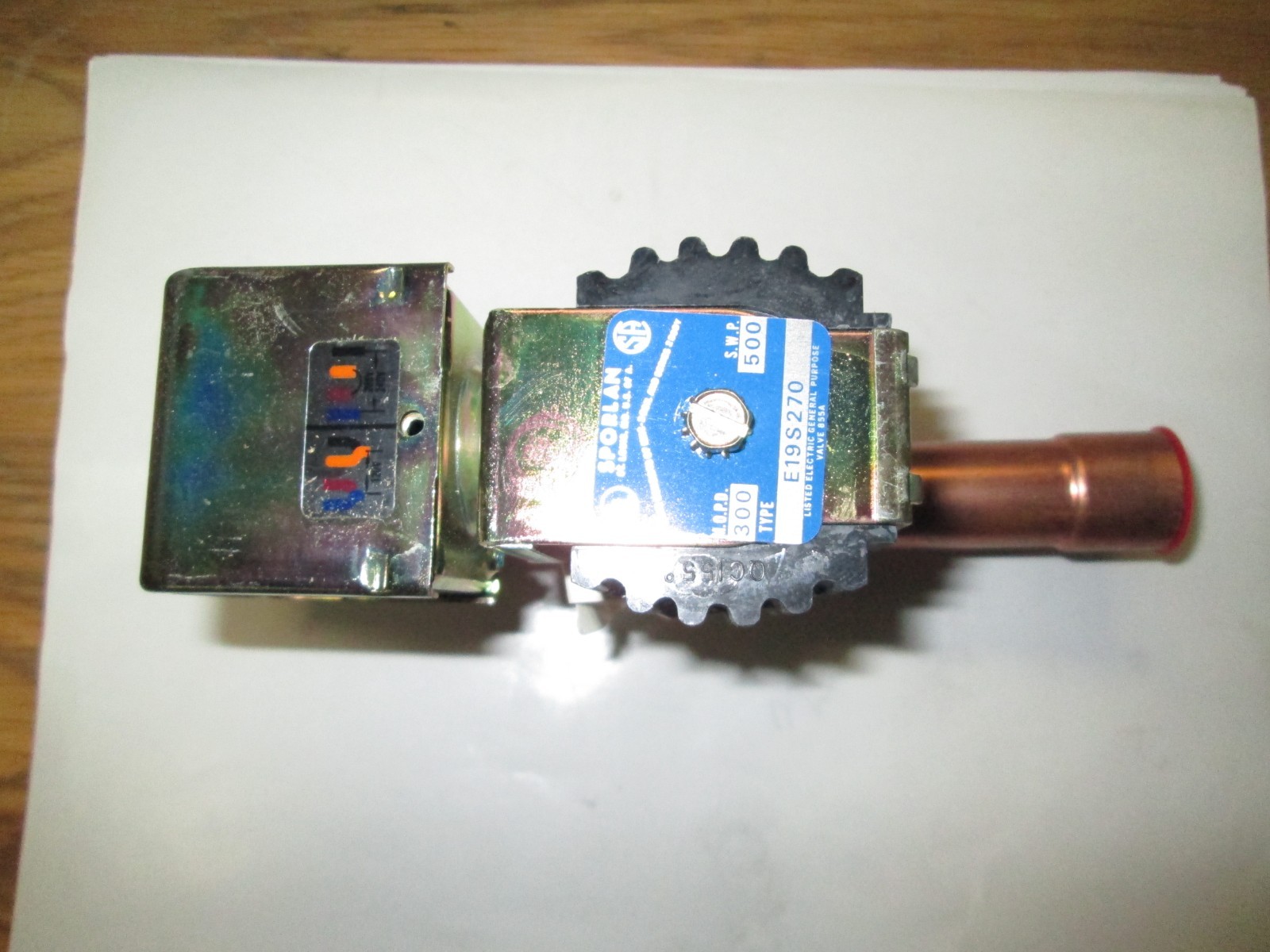 7/8″ ODF E19S270-HP Solenoid Valve With Coil MCK-2 208-240/50-60