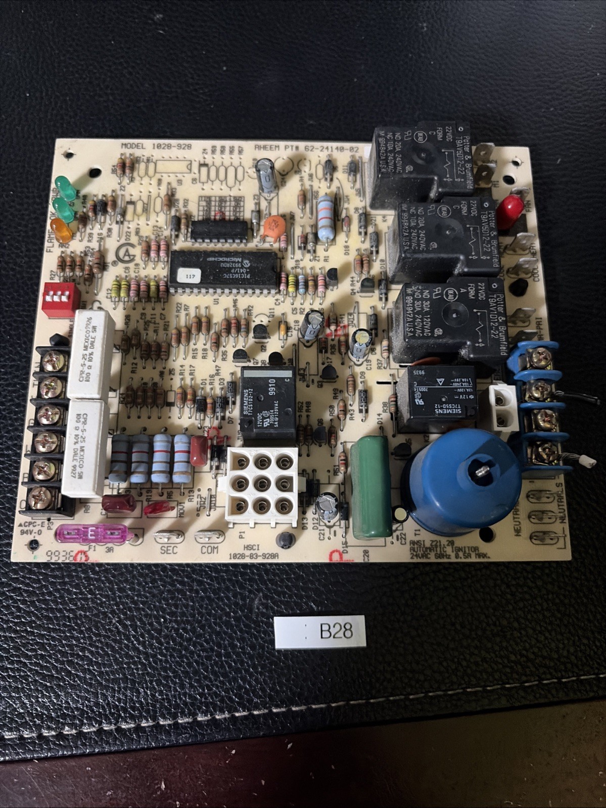 Rheem 62-24140-04 Integrated Furnace Control Board